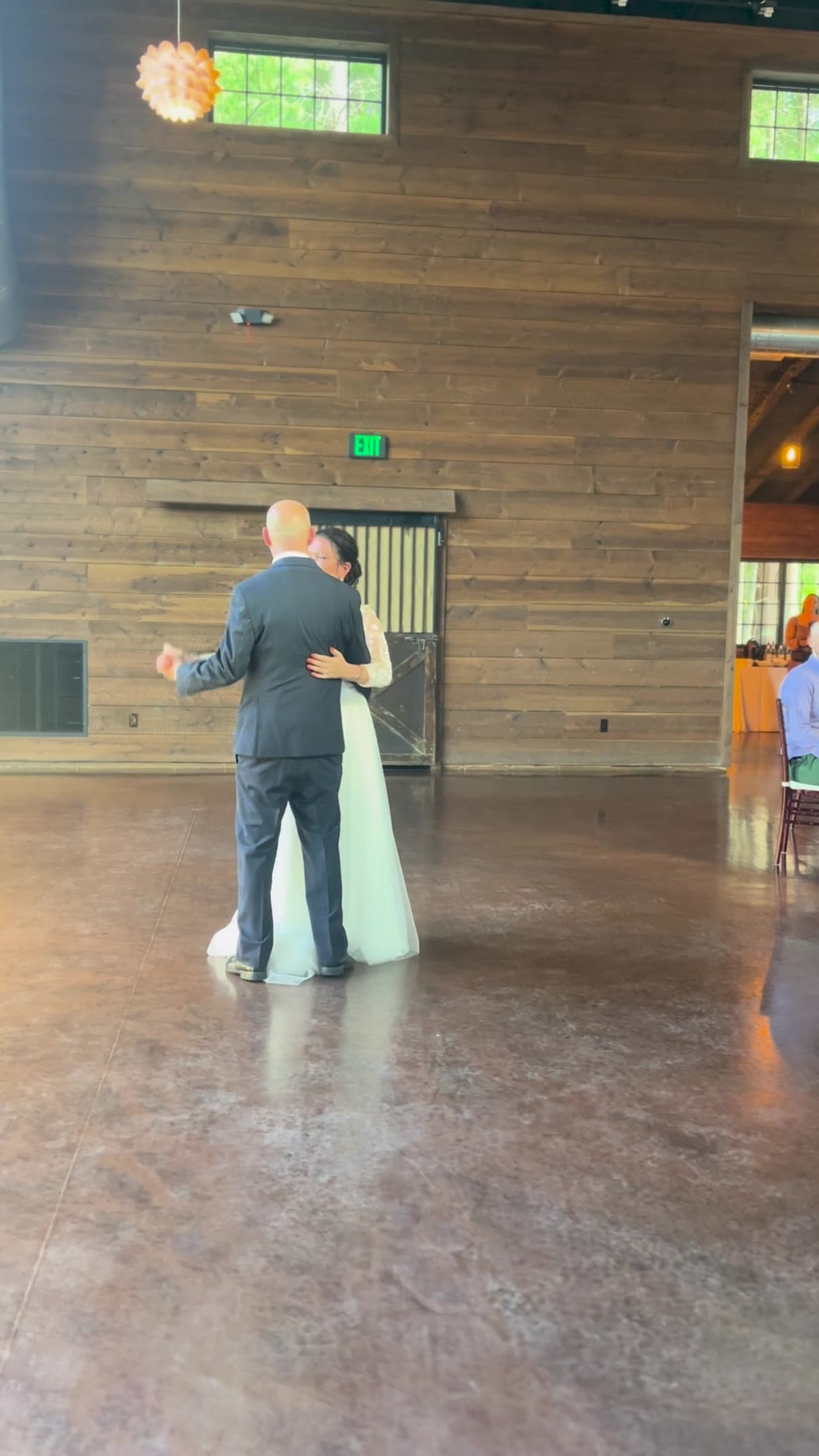 Wedding reception at Tandale Nature Barn in Brighton, MI, Michigan